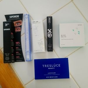 Makeup bundle. KVD, It cosmetics, About face, Tresluce, Item beauty and Ofra